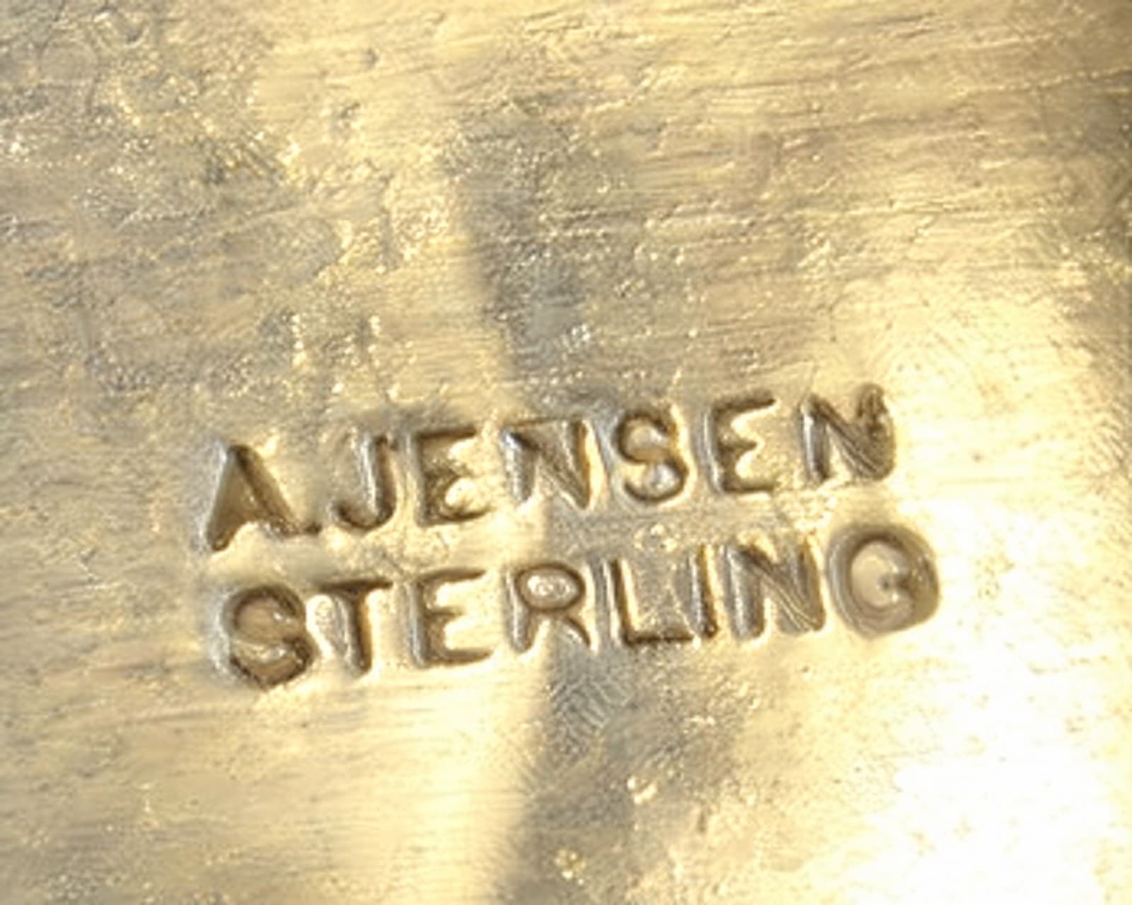 Hallmark of A Jensen, reading A.JENSEN
