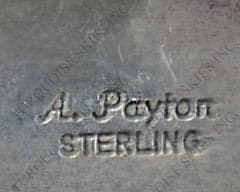 Hallmark of Albert Payton, reading A. Payton