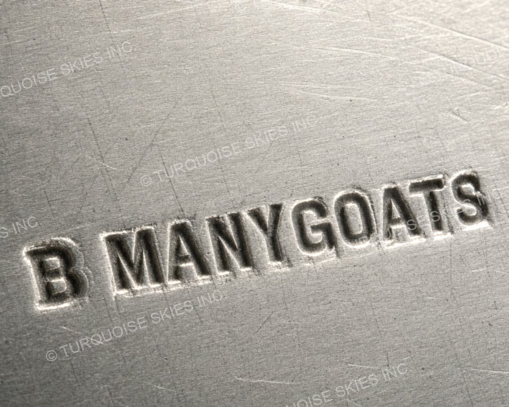 Hallmark of Benson Manygoats, reading B MANYGOATS