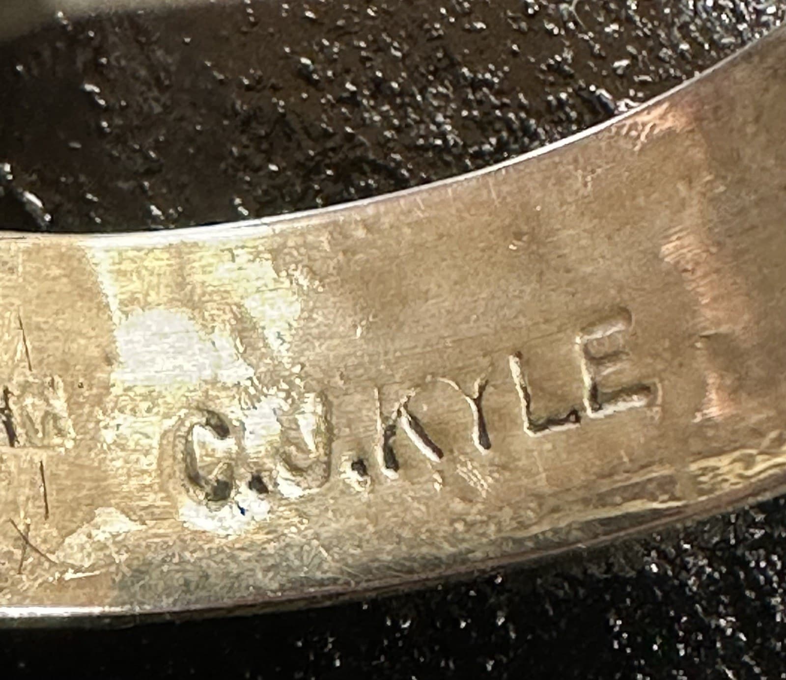 Hallmark of C.J. Kyle, reading C.J. Kyle