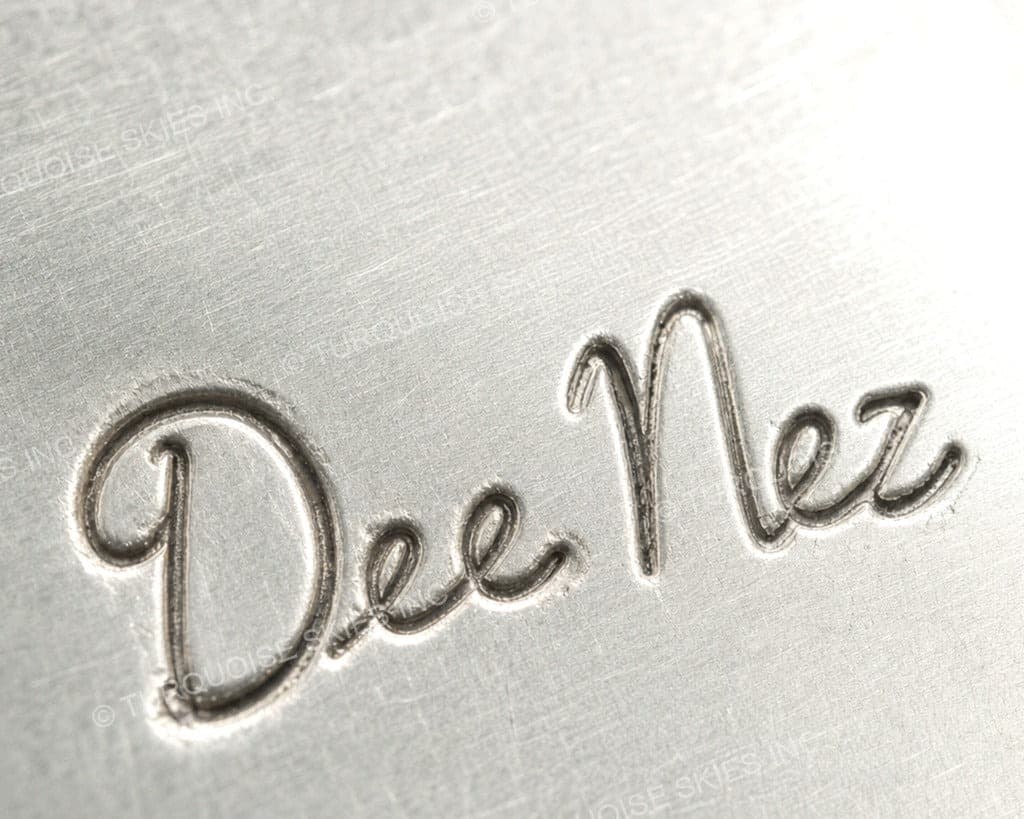 Hallmark of Dee Nez, reading Dee Nez