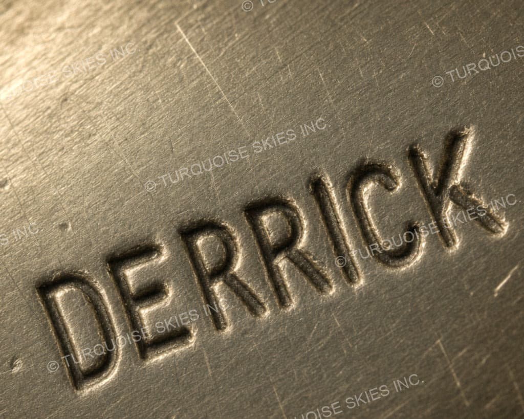 Hallmark of Derrick Gordon, reading DERRICK