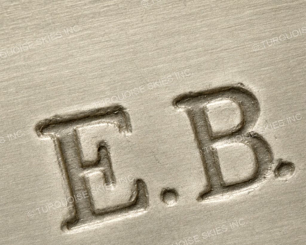 Hallmark of Elizabeth Bennett, reading E.B.