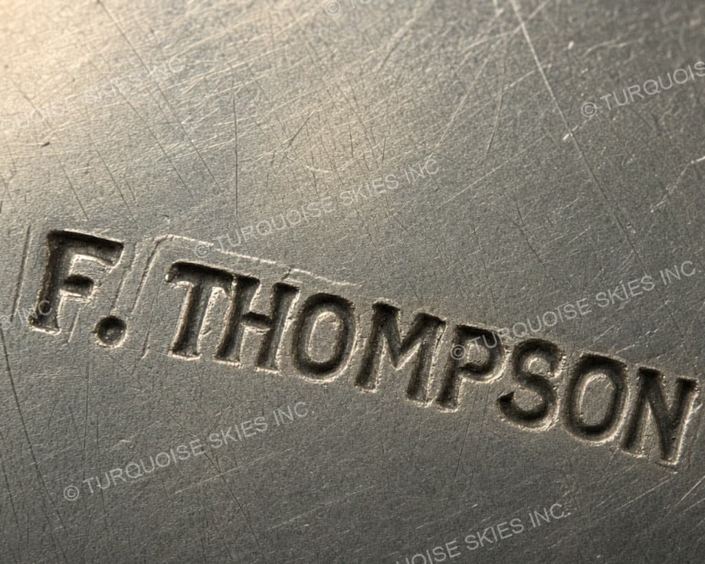 Hallmark of Franklin Thompson, reading F. THOMPSON