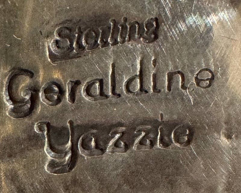 Hallmark of Geraldine Yazzie, reading Geraldine Yazzie