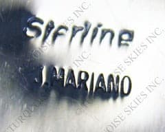 Hallmark of Jan Mariano, reading J.MARIANO