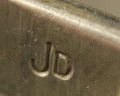 Hallmark of John Duran, reading JD