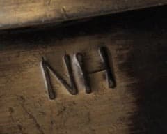 Hallmark of Nancy Haloo, reading NH