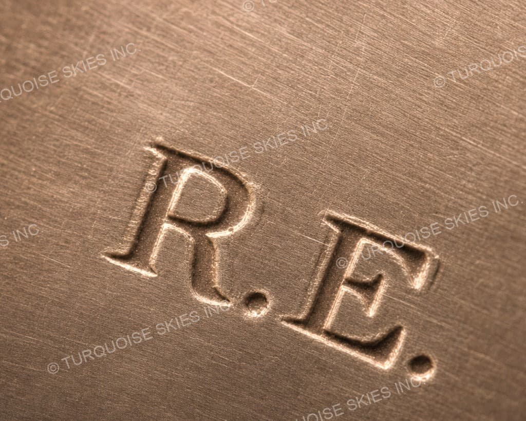 Hallmark of Randy Endito, reading R.E.