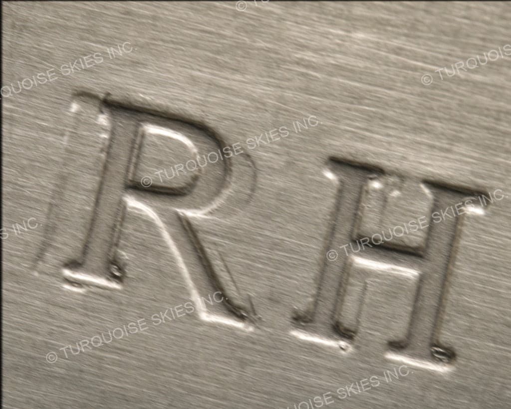 Hallmark of Ronnie Hurley, reading RH
