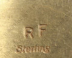 Hallmark of Rosalina Francisco, reading RF