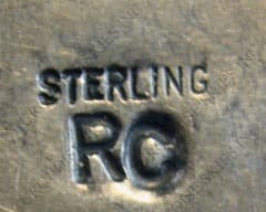 Hallmark of Rose Castillo Draper, reading RC