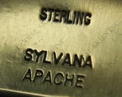 Hallmark of Sylvana Apache, reading SYLVANA APACHE