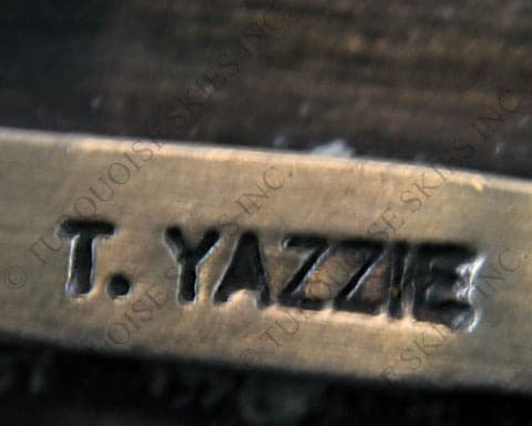 Hallmark of Tim Yazzie, reading T. YAZZIE