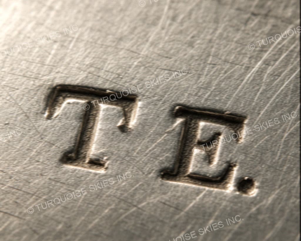 Hallmark of Tom Etsitty, reading T.E.
