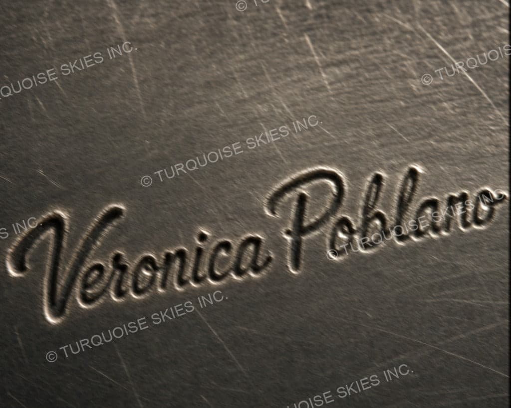 Hallmark of Veronica Poblano, reading Veronica Poblano