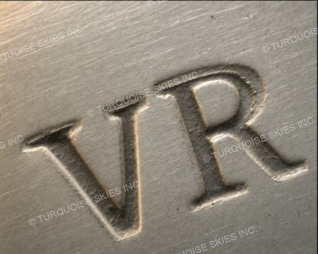 Hallmark of Virgil Reeder, reading VR
