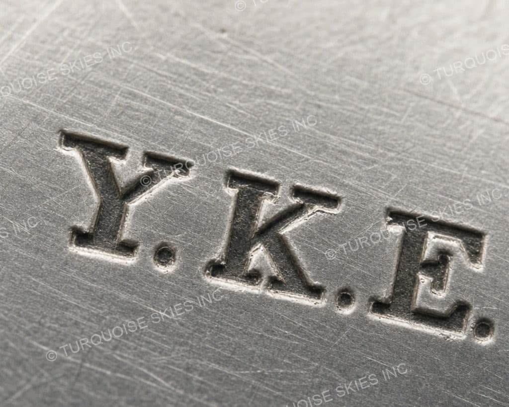 Hallmark of Yazzie Etsitty, reading Y.K.E.