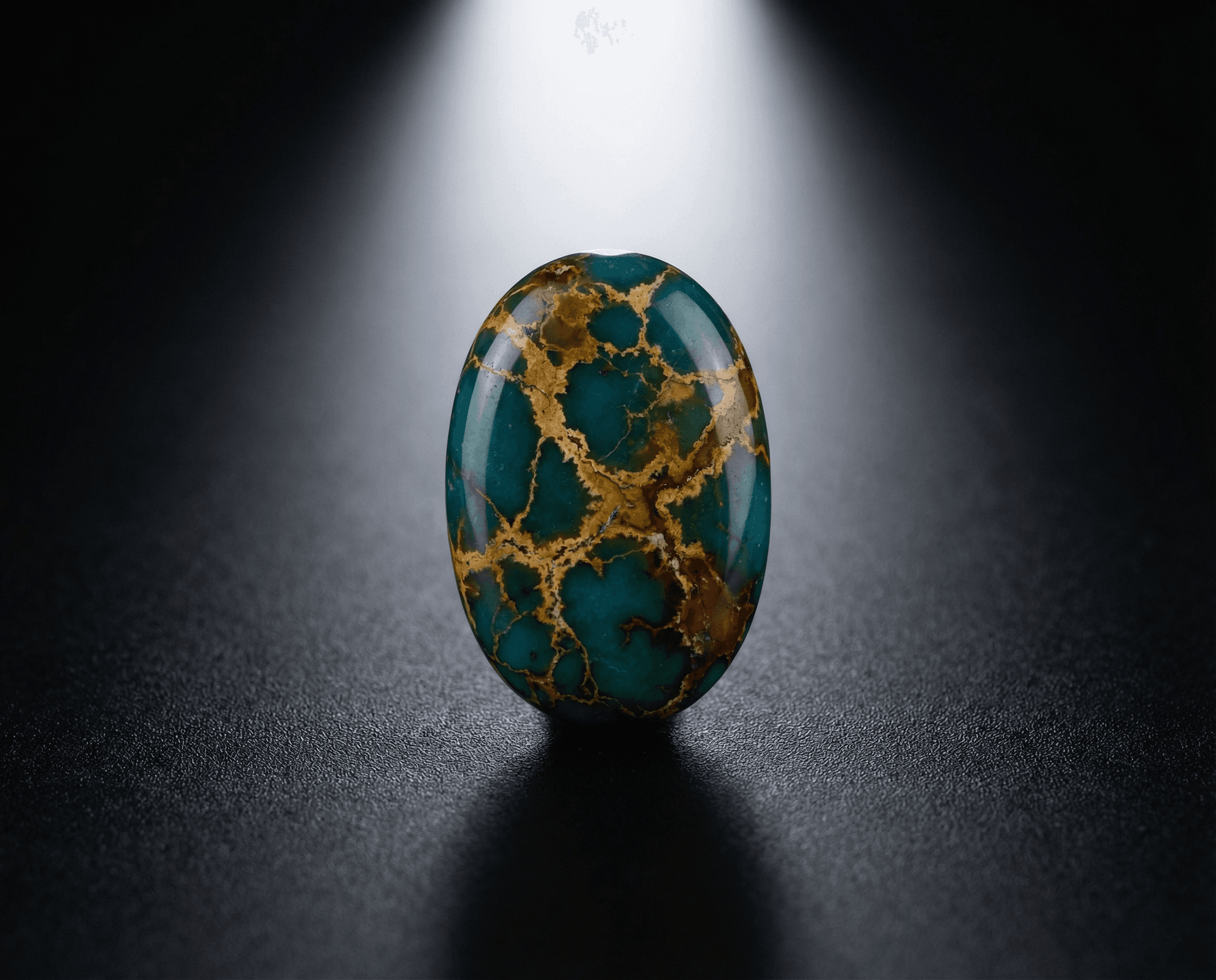 Polished Number 8 Turquoise cabochon