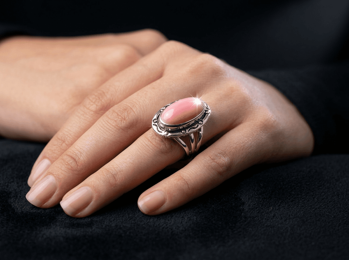 Sterling Silver Conch Shell Ring - Size 8 #038 - image 1 of 1