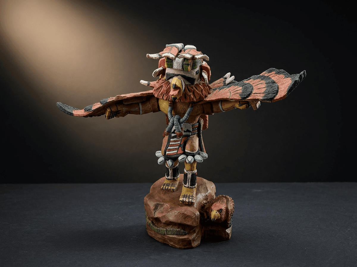 Red Tail Hawk Kachina #027 - image 1 of 1