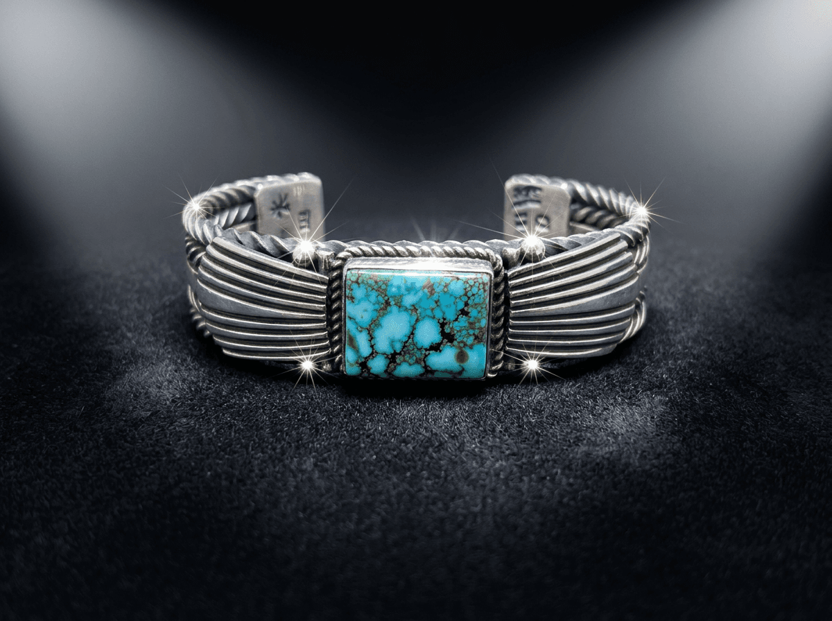 Navajo Kingman Turquoise Bracelets — Humiovi Sedona
