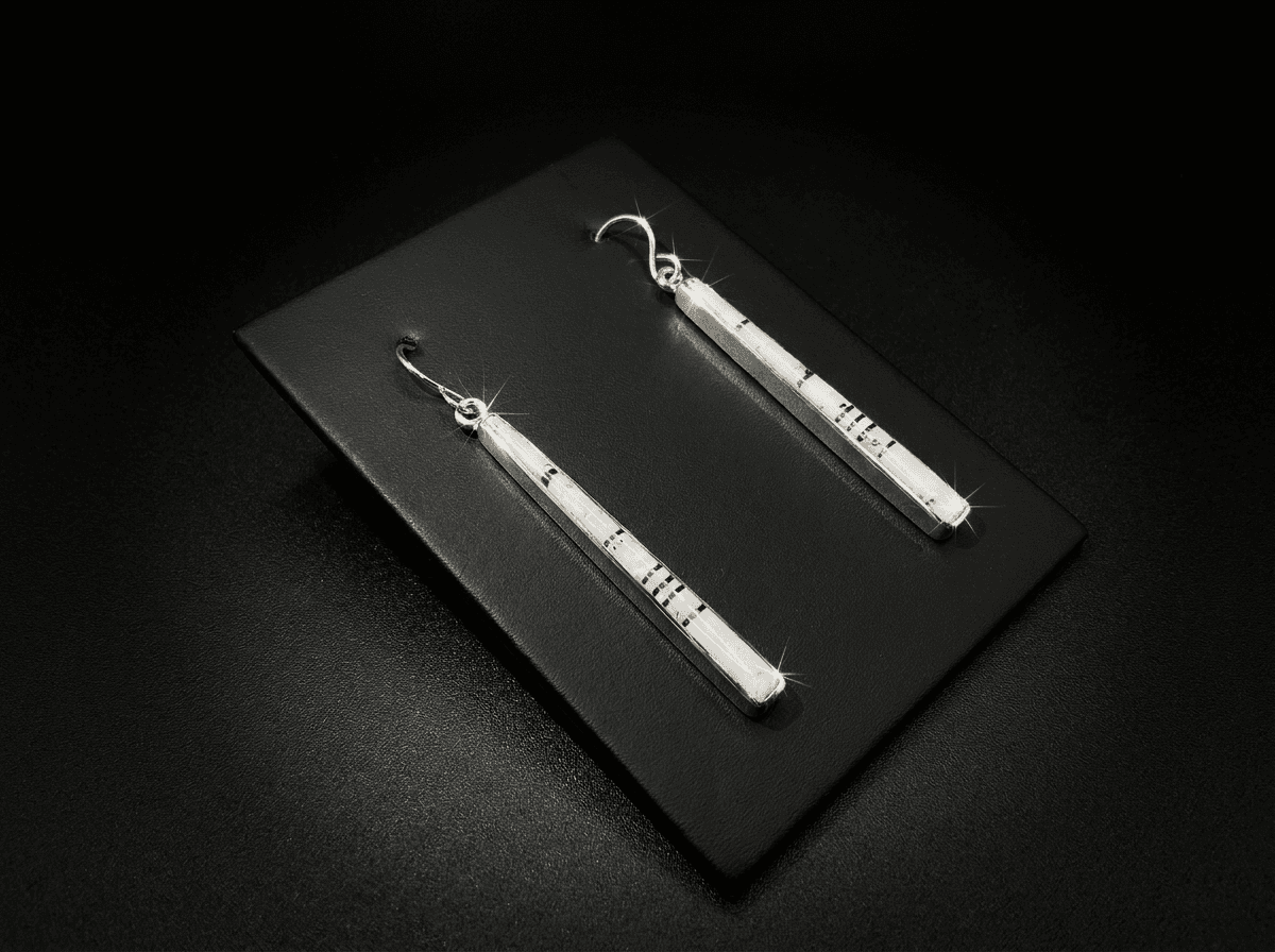 Navajo White Buffalo Earrings — Humiovi Sedona
