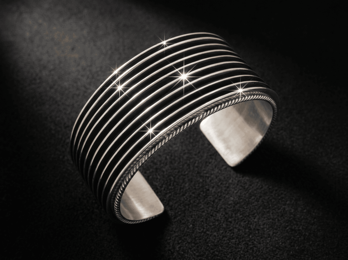 Sterling Silver Bracelet - Size 7 #151 — Humiovi Sedona