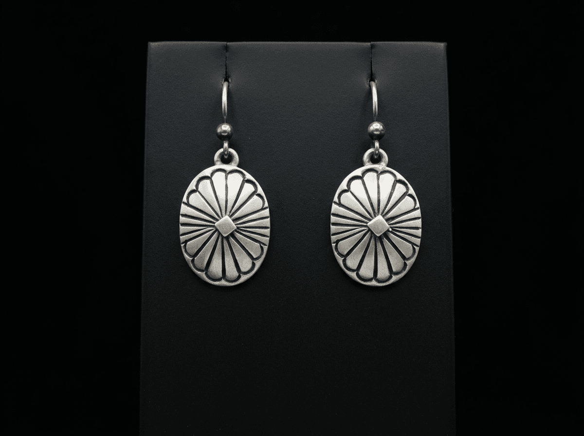 Sterling Silver Earrings - Dangle #284 — Humiovi Sedona