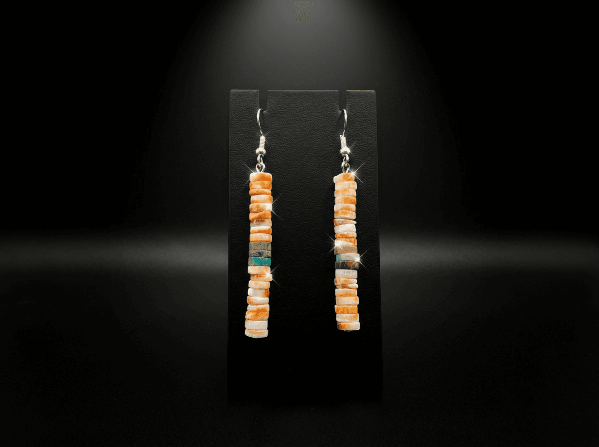 Santo Domingo Royston Turquoise Earrings — Humiovi Sedona