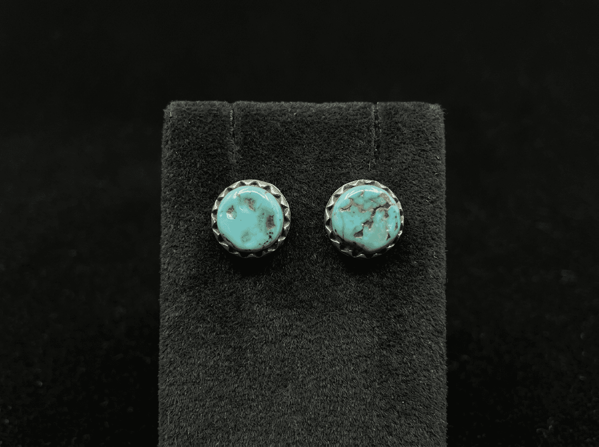 Kingman Turquoise Earrings — Humiovi Sedona