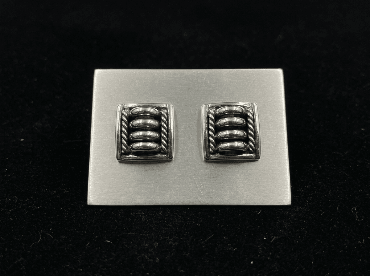 Sterling Silver Earrings - Post #252 — Humiovi Sedona