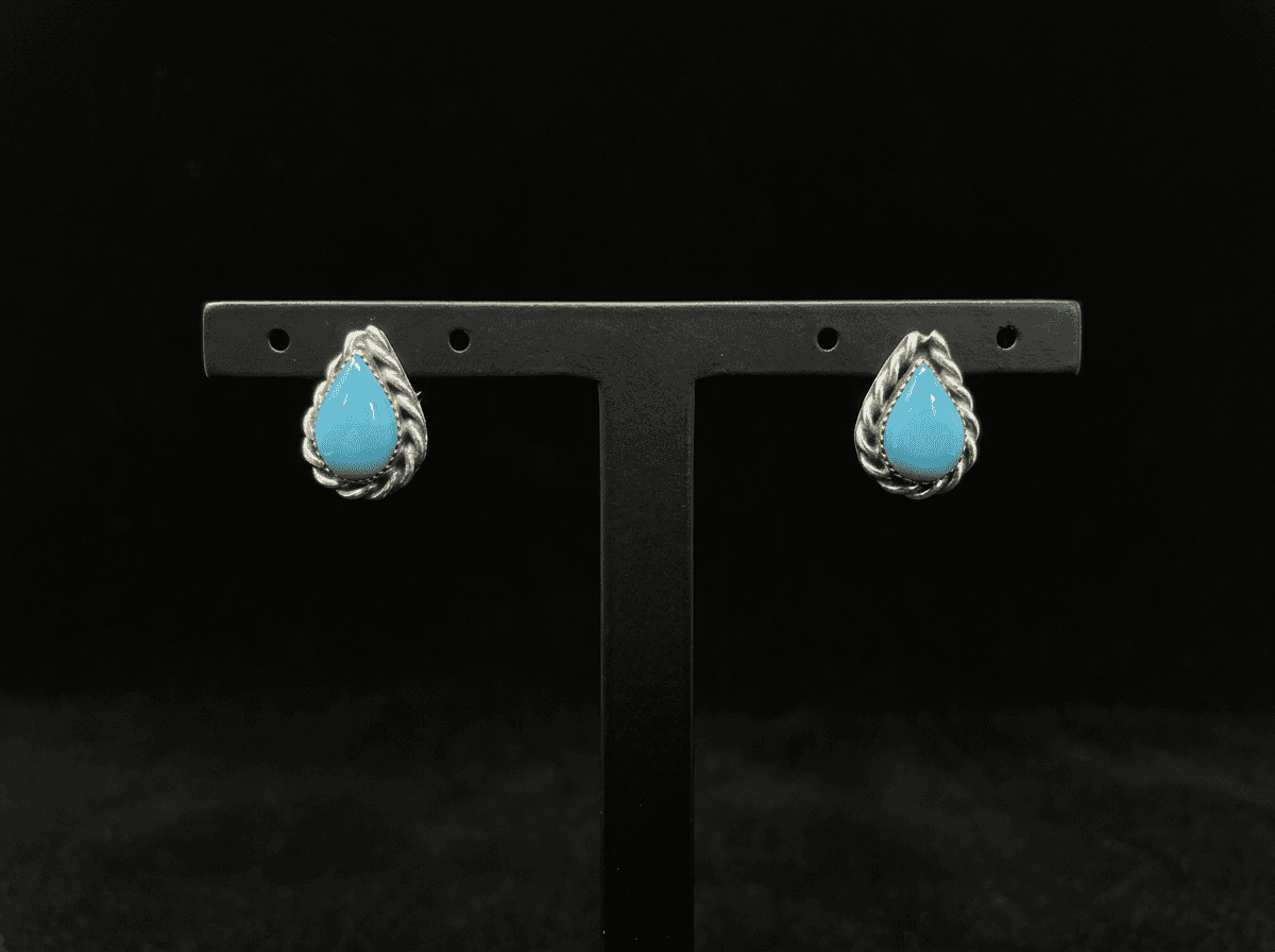 Kingman Turquoise Earrings β Humiovi Sedona
