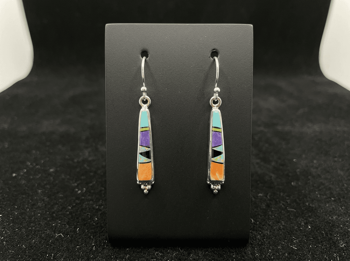 Kingman Turquoise Earrings β Humiovi Sedona