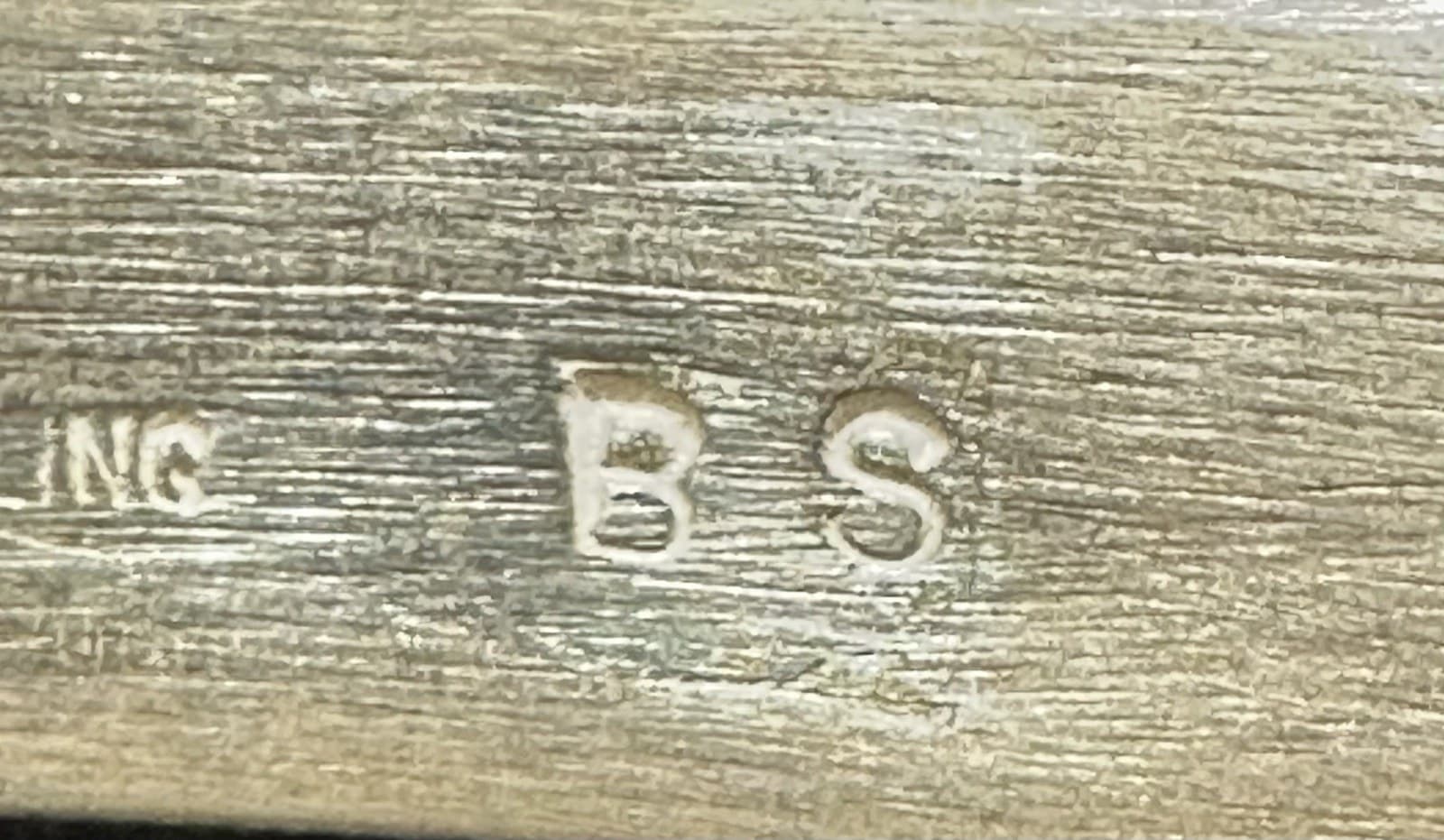 Benson Shorty’s “BS” mark as recorded in the hallmarks index