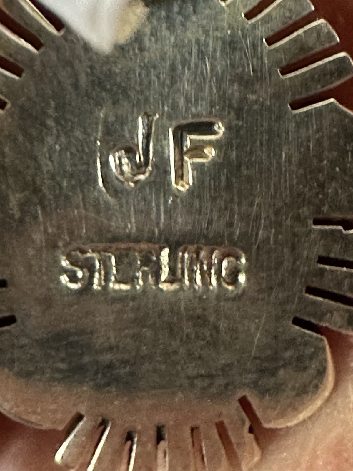Della & Francis James’s “JF” mark as recorded in the hallmarks index