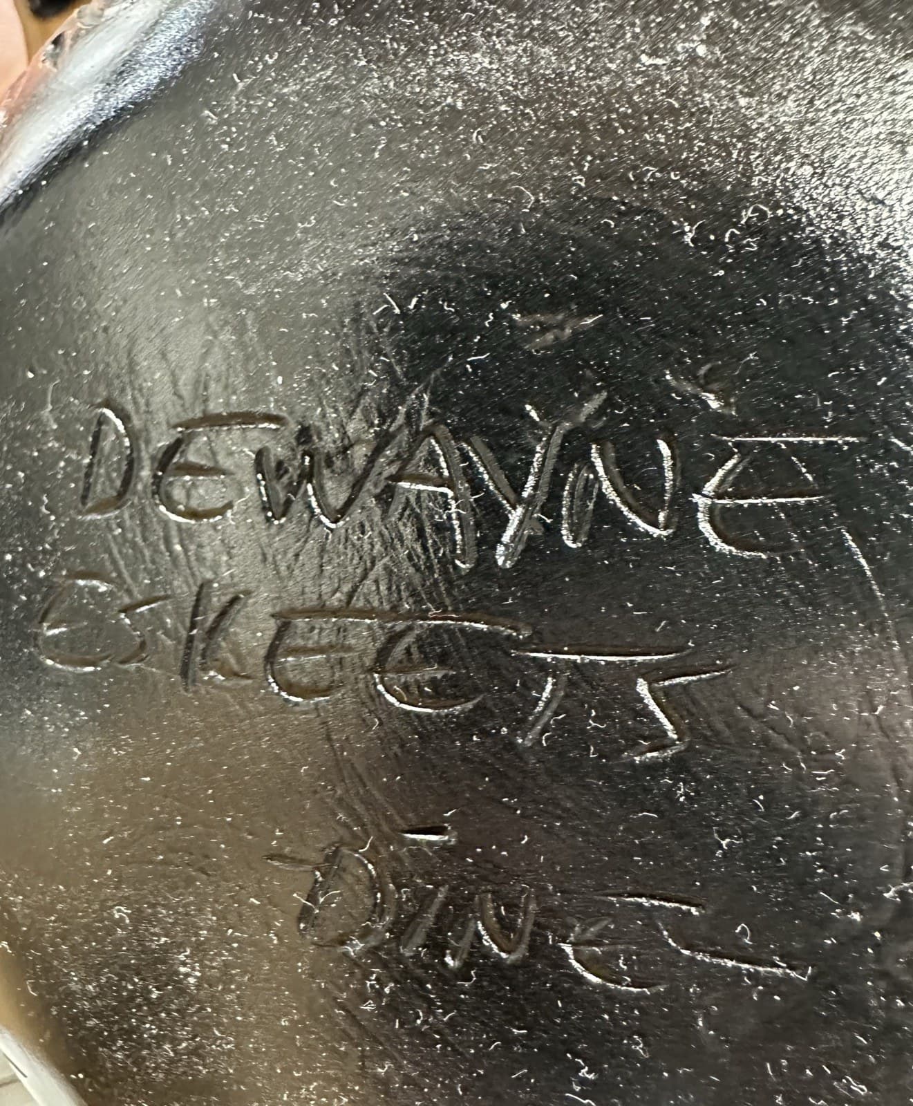Hallmark of Dewayne Eskeets, reading Dewayne Skeets, Diné
