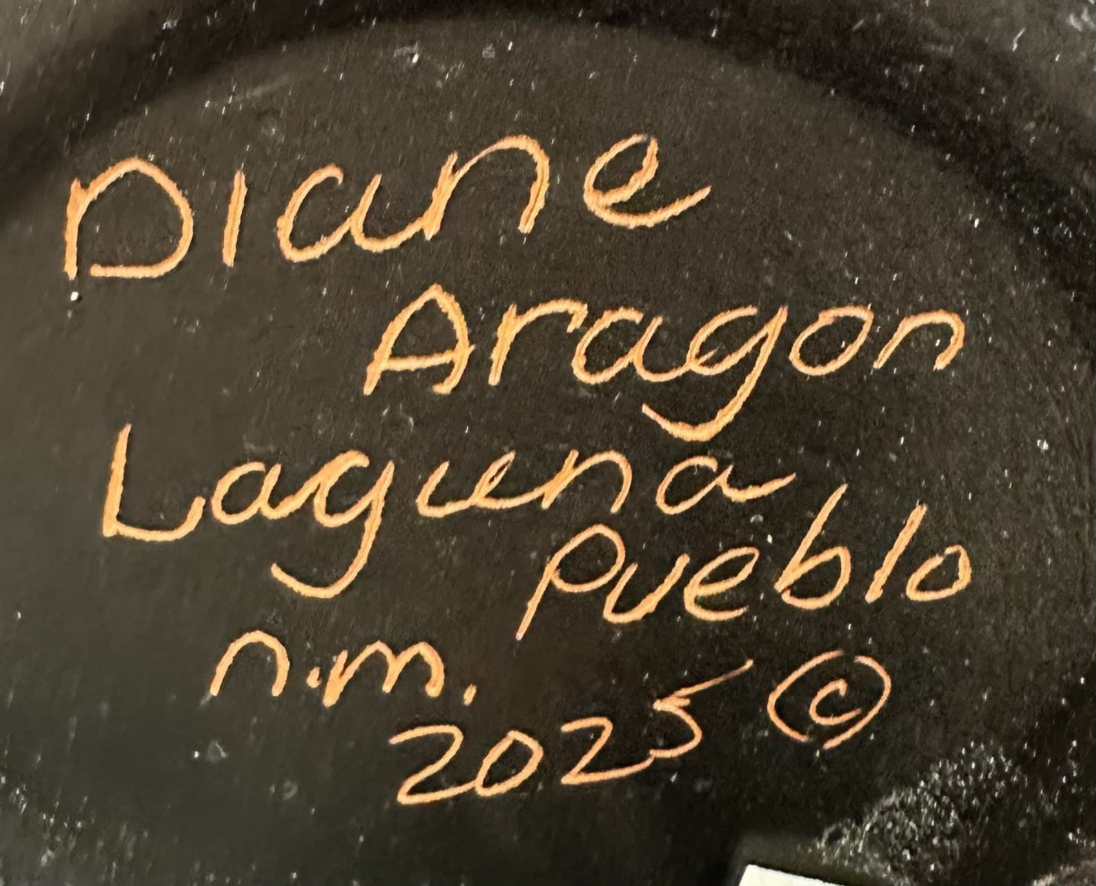 Hallmark reading Diane Aragon, Laguna Pueblo