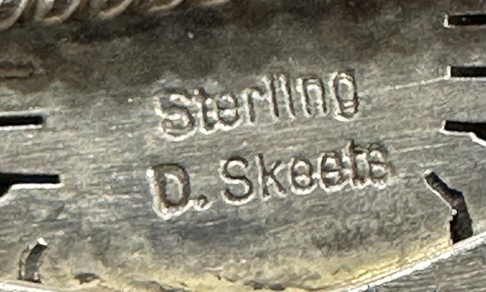 Donovan Skeets’s “D. Skeets” mark as recorded in the hallmarks index