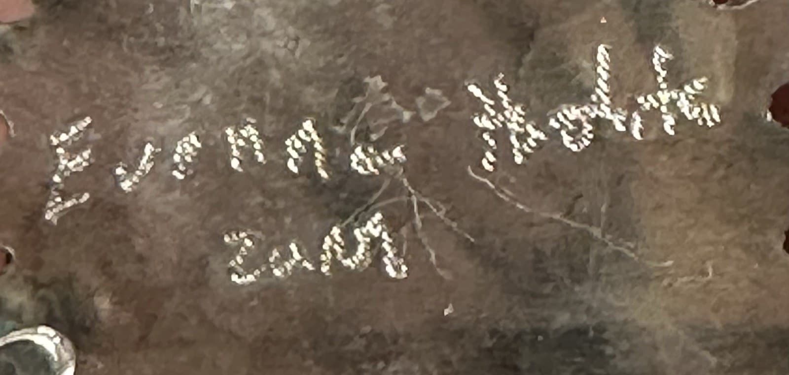 The “Evonne Hustito Zuni” mark of Evonne Hustito