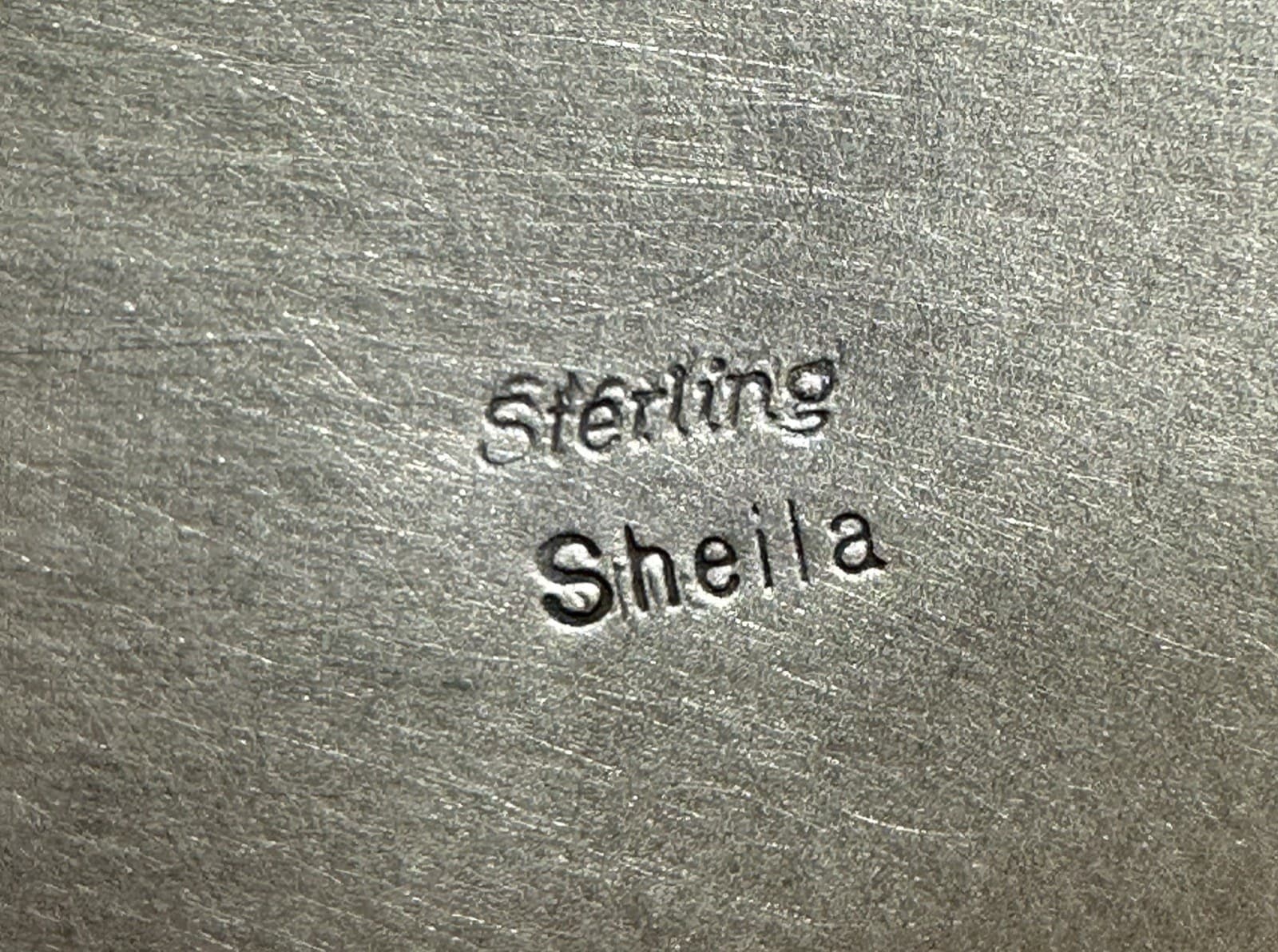 Sheila Becenti’s “SB” mark as recorded in the hallmarks index