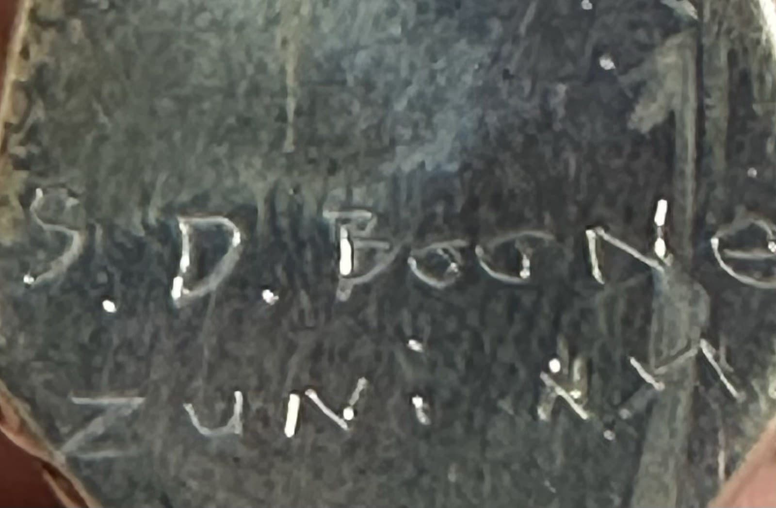 The “S” mark of Sylvester Boone