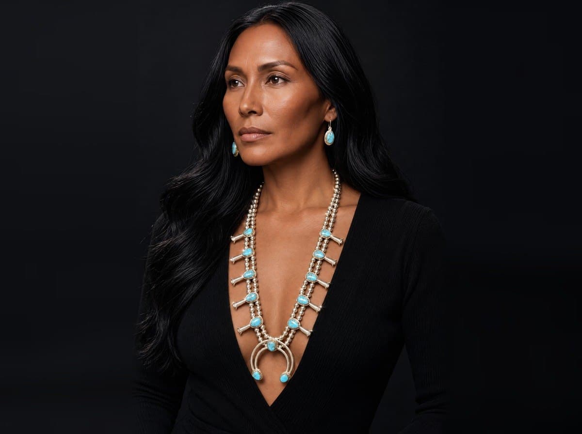 Lyle Piaso Navajo Kingman Turquoise Sets — Humiovi Sedona — View 2