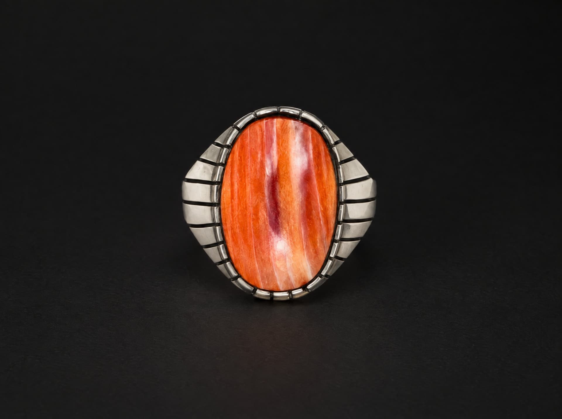 Sterling Silver Spiny Oyster Ring - Size 12 #641 — Humiovi Sedona