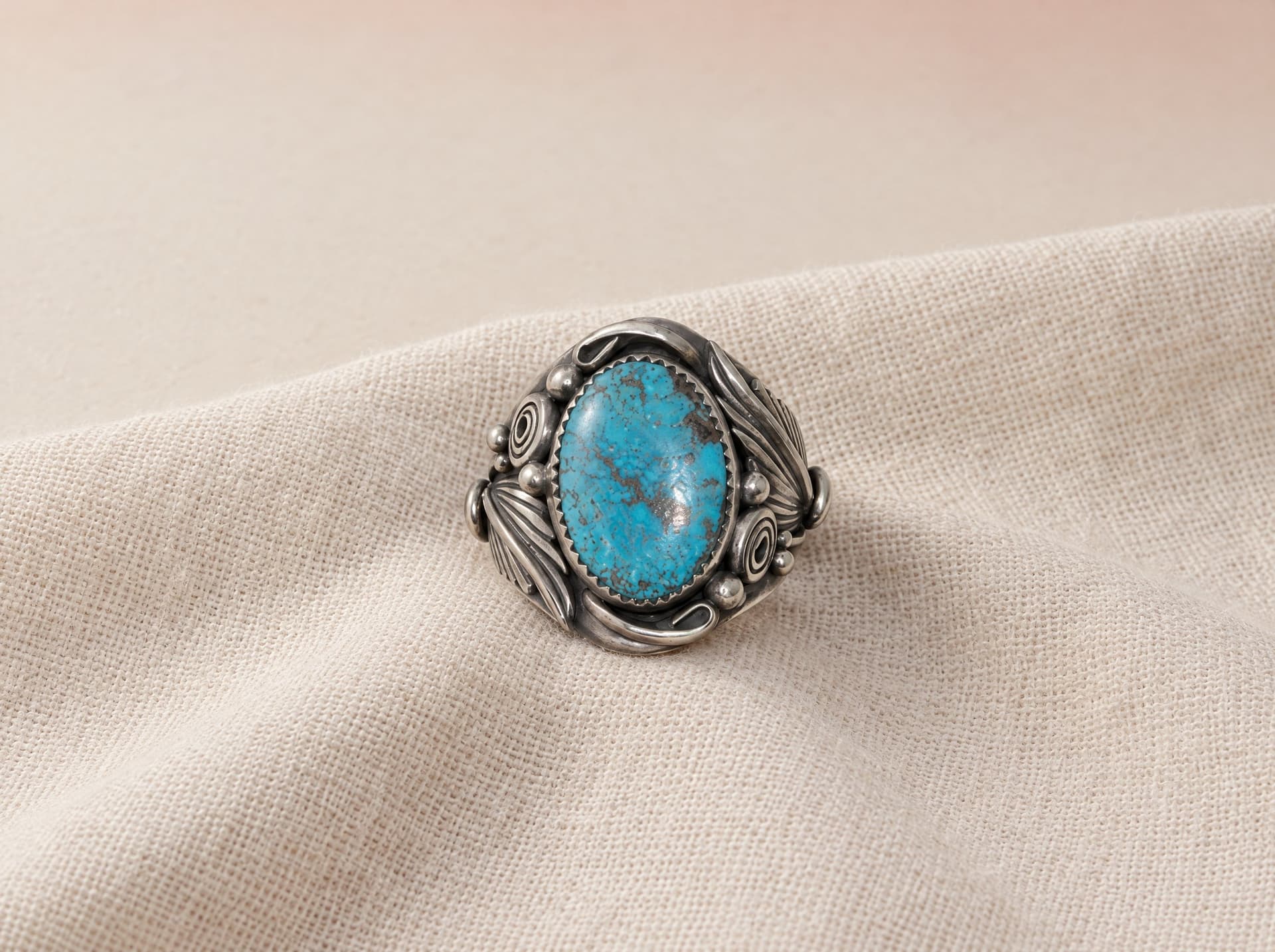 Navajo Kingman Turquoise Rings — Humiovi Sedona — View 2