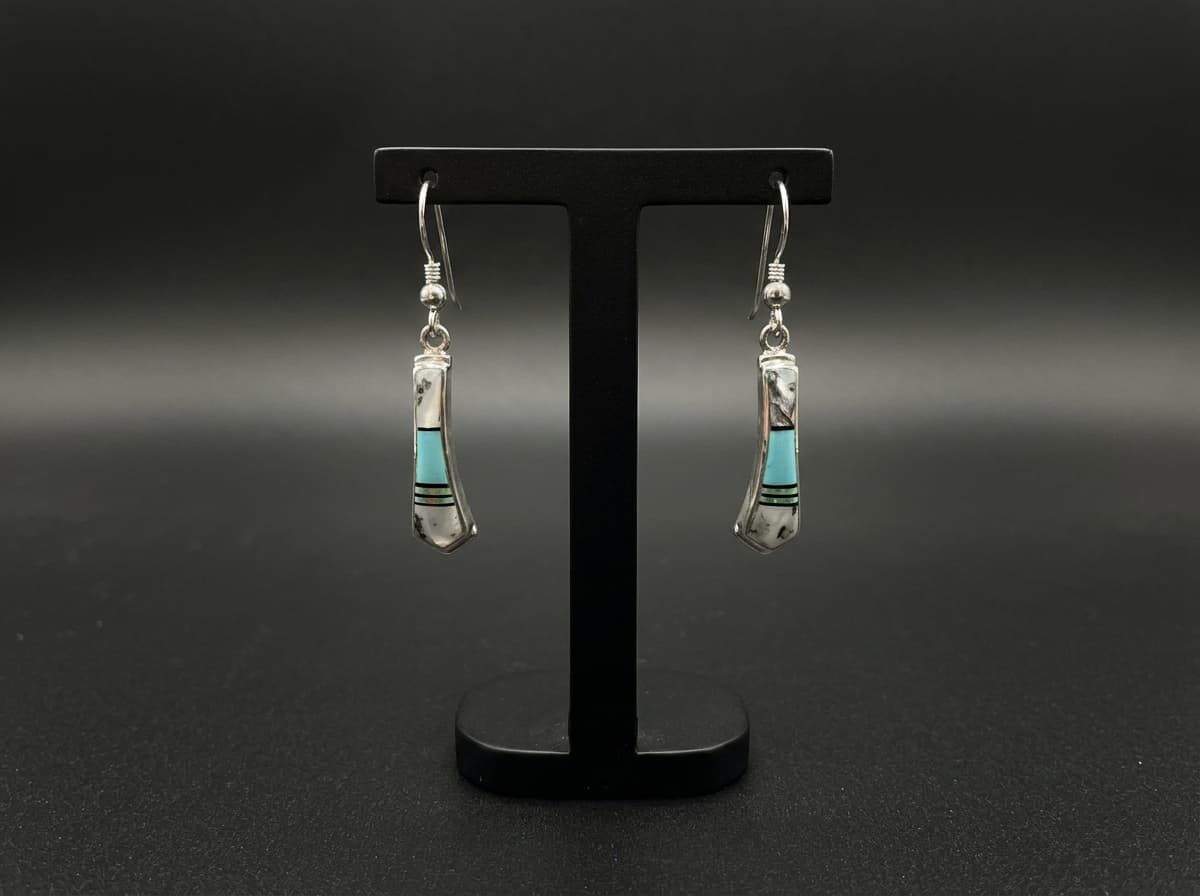 Kingman Turquoise Earrings β Humiovi Sedona