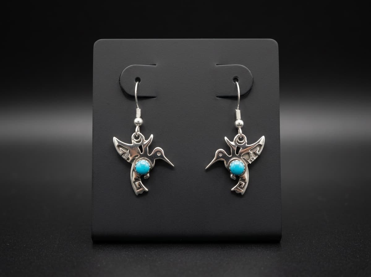 Kingman Turquoise Earrings β Humiovi Sedona