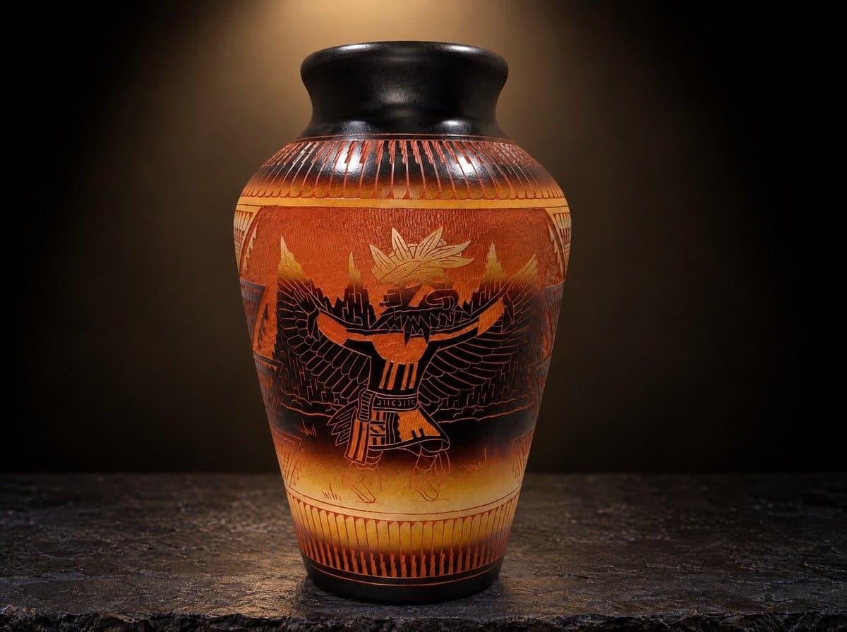 Pottery - 8 x 14 in. #001 β Humiovi Sedona