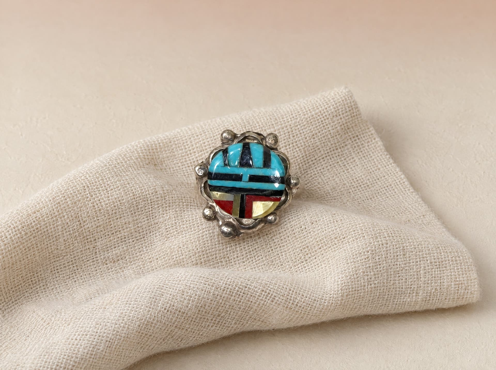 Zuni Kingman Turquoise Rings — Humiovi Sedona — View 2
