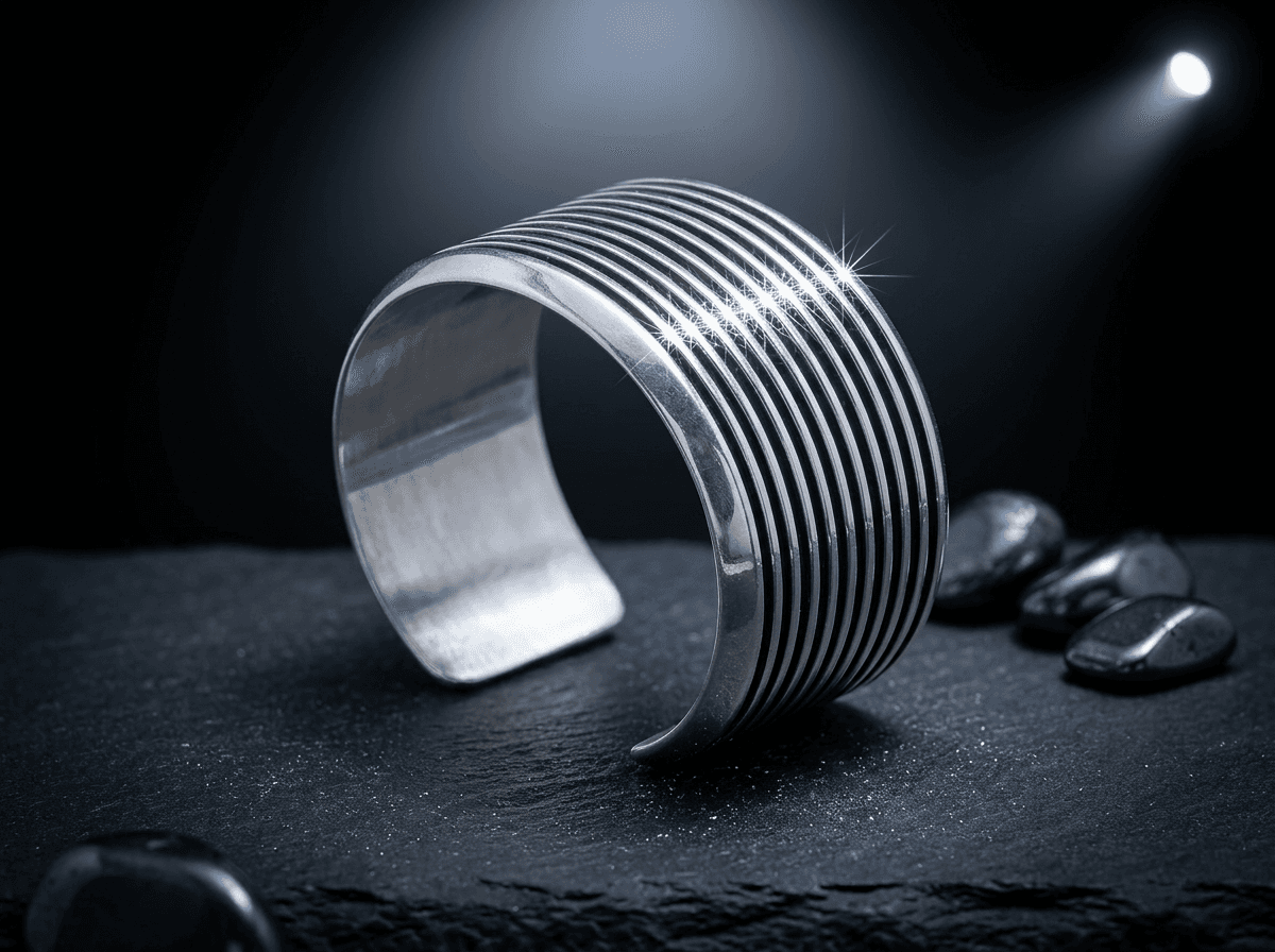 Sterling Silver Bracelet - Size 7.5 #086 - image 1 of 1